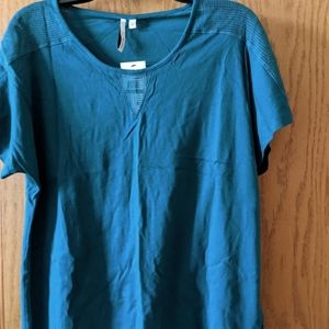 NWT Calvin Klein sz L teal short sleeve t-shirt